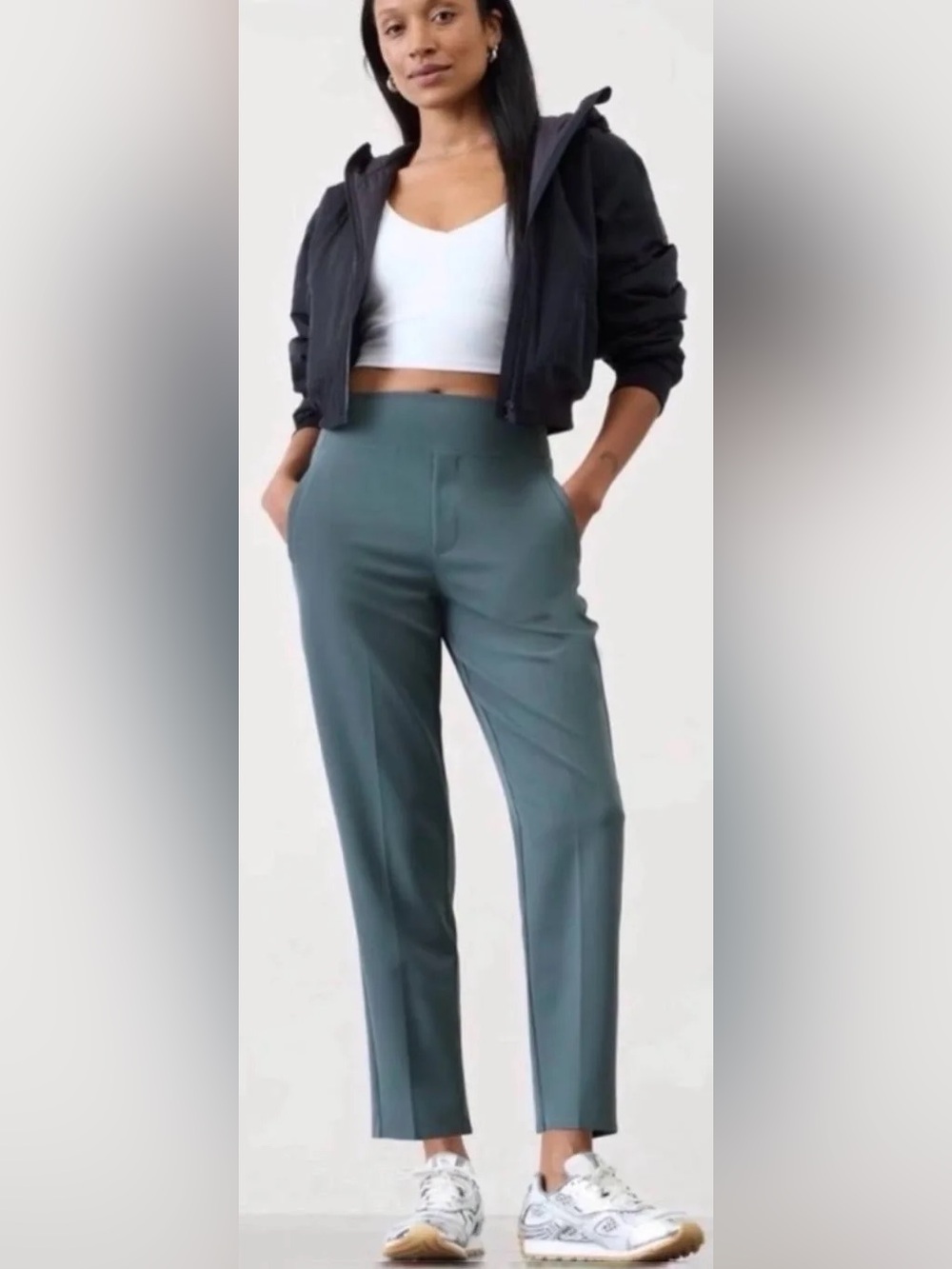 Athleta Endless High-Rise Pants in Teal